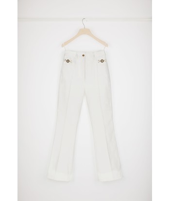 Flared trousers in organic cotton denim acheter