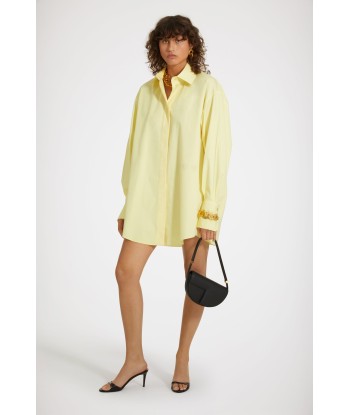 Mini shirt dress in organic cotton Comparez plus de prix