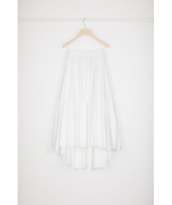 Maxi tiered skirt in organic cotton commande en ligne