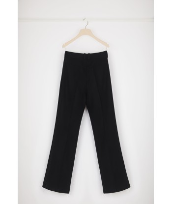 Flared trousers in responsible wool and cashmere de pas cher