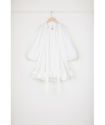 Grosgrain ruffle hem dress in organic cotton 50-70% off 