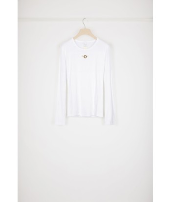 Medallion-embellished top in organic cotton commande en ligne