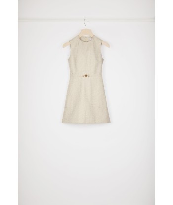 Medallion-embellished dress in organic cotton jacquard commande en ligne