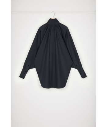 High-neck blouse in organic cotton acheter en ligne