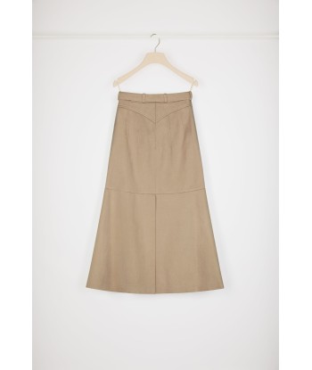 Pocket midi skirt in organic cotton online