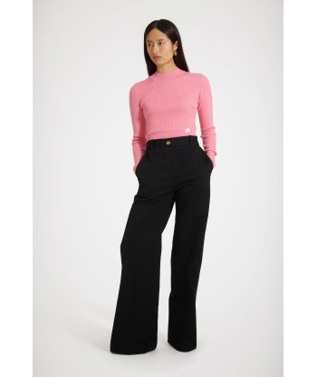 Iconic long trousers in organic cotton gabardine Les magasins à Paris