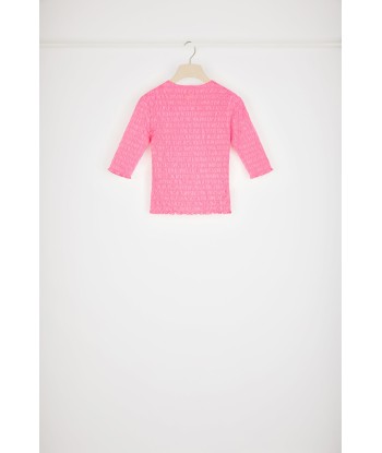 Smock top in organic cotton en linge