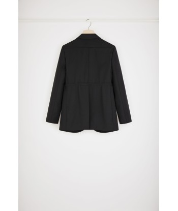 Drawstring jacket in virgin wool online