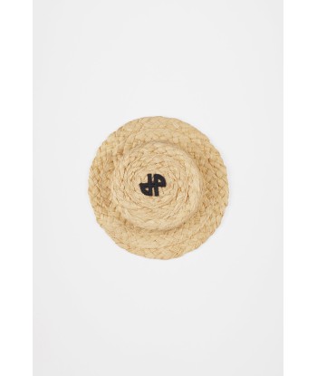 Mini JP boater hat in raffia pas cher