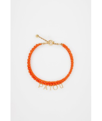 Patou coloured glass-bead necklace plus qu'un jeu 