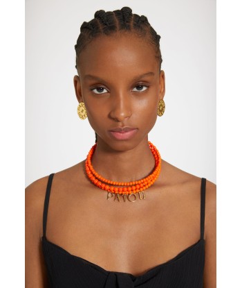 Patou coloured glass-bead necklace plus qu'un jeu 