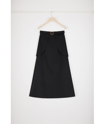 Pocket midi skirt in organic cotton prix