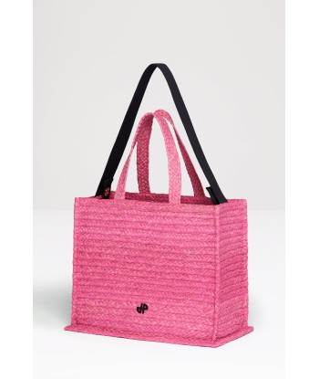 JP tote in raffia Les êtres humains sont 