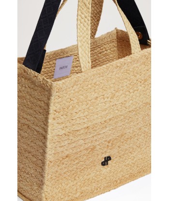 JP tote in raffia les muscles