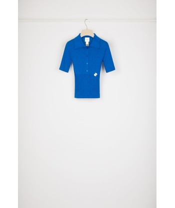 Knit polo shirt in organic cotton des créatures d'habitude