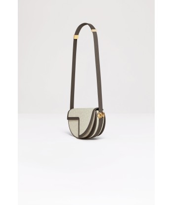 Le Patou bag in organic cotton jacquard and leather shop