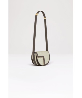 Le Patou bag in organic cotton jacquard and leather shop