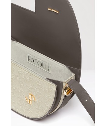 Le Patou bag in organic cotton jacquard and leather shop