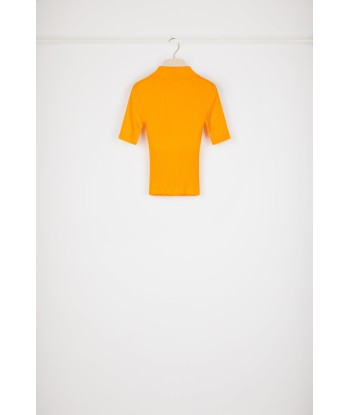 Knit polo shirt in organic cotton acheter