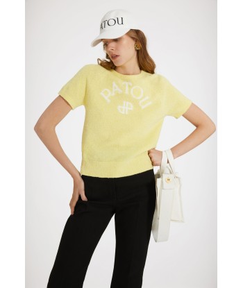 Patou jacquard knit top in organic cotton blend JUSQU'A -70%! 