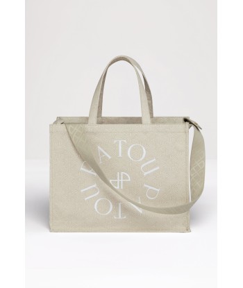 Patou canvas tote in organic cotton jacquard 2024