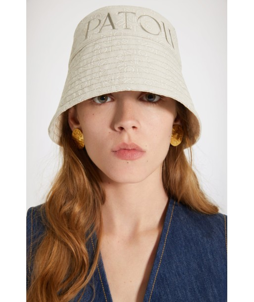 Patou bucket hat in organic cotton jacquard le concept de la Pate a emporter 