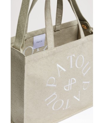 Patou canvas tote in organic cotton jacquard 2024