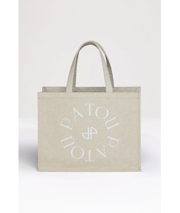 Patou canvas tote in organic cotton jacquard 2024