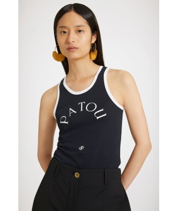 Patou ringer tank top in organic cotton plus qu'un jeu 