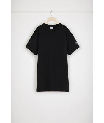 Detachable collar t-shirt dress in organic cotton pas cher 