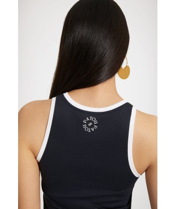 Patou ringer tank top in organic cotton plus qu'un jeu 