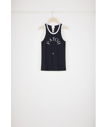 Patou ringer tank top in organic cotton plus qu'un jeu 