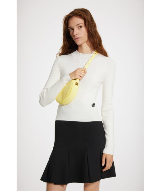 Signature rib jumper in Merino wool sur le site 