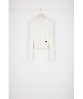 Signature rib jumper in Merino wool sur le site 