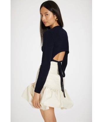 Open-back jumper in wool and cashmere acheter en ligne