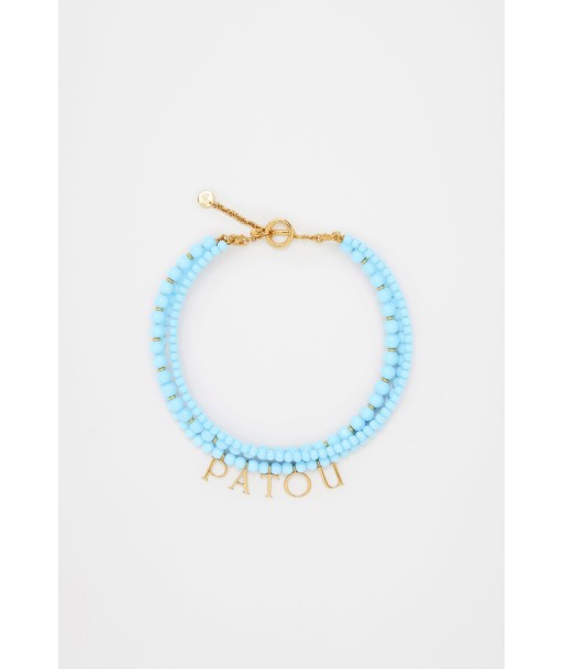 Patou coloured glass-bead necklace En savoir plus