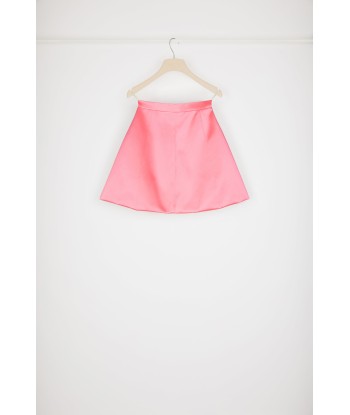 Mini skirt in cotton-blend satin d'Europe débarque