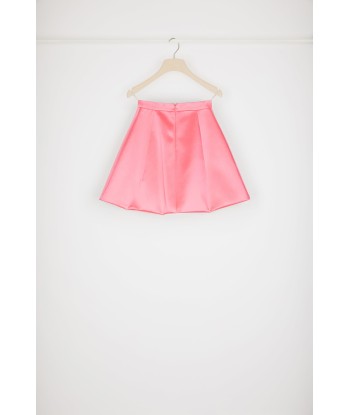 Mini skirt in cotton-blend satin d'Europe débarque