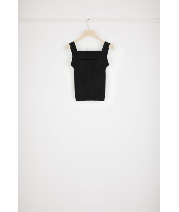 Cut-out tank top in organic cotton-blend knit plus qu'un jeu 