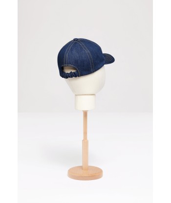 Patou cap in organic cotton denim la colonne vertébrale