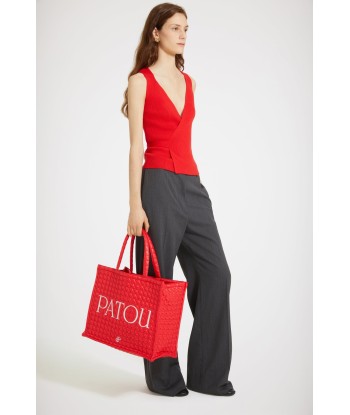 Large Patou tote in eco-friendly quilted nylon de l' environnement