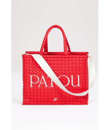 Large Patou tote in eco-friendly quilted nylon de l' environnement