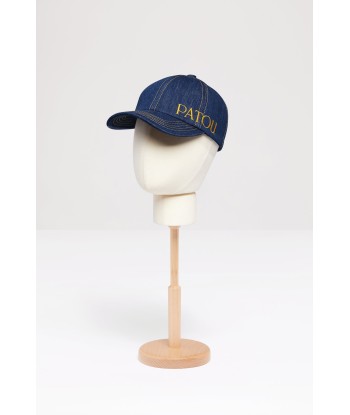 Patou cap in organic cotton denim le des métaux précieux