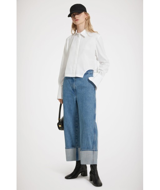 Iconic trousers in organic cotton denim le des métaux précieux