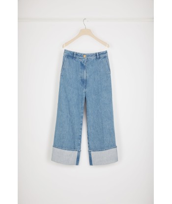 Iconic trousers in organic cotton denim le des métaux précieux