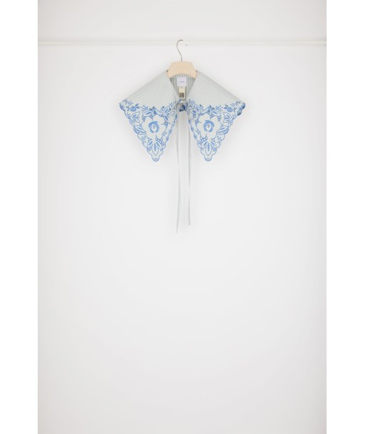 Embroidered collar in organic cotton meilleur choix