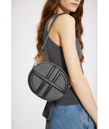 Le JP bag in organic cotton denim and leather les muscles