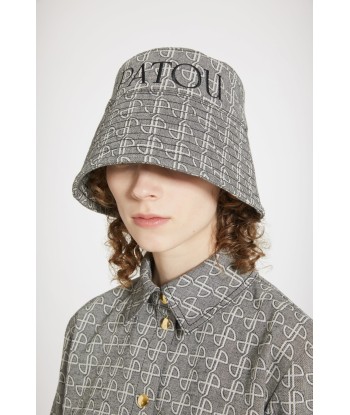 Patou bucket hat in cotton jacquard destockage