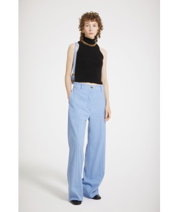 Iconic long trousers in stretch tweed Voir les baskets