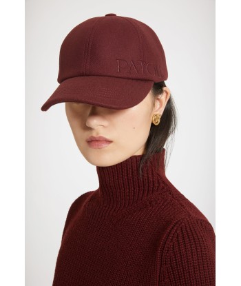 Patou cap in wool-blend felt la livraison gratuite